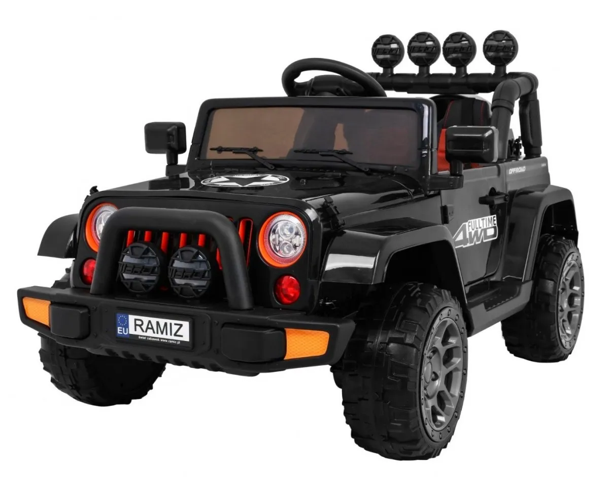 Auto na akumulator Full Time 4WD 4x4 - crni - Mursko Središće
