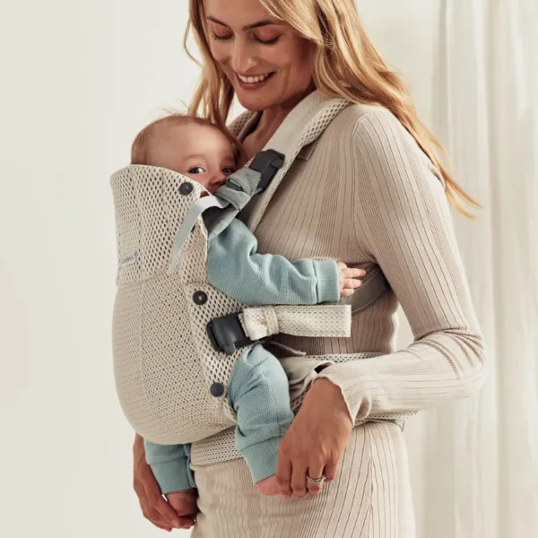 babybjörn nosiljka harmony – krem mesh - slika 5