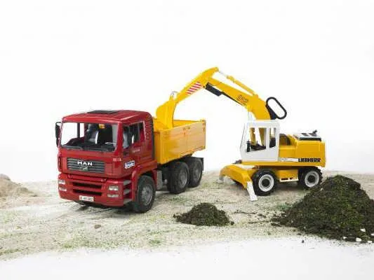 bruder bager leibherr excavator - slika 2