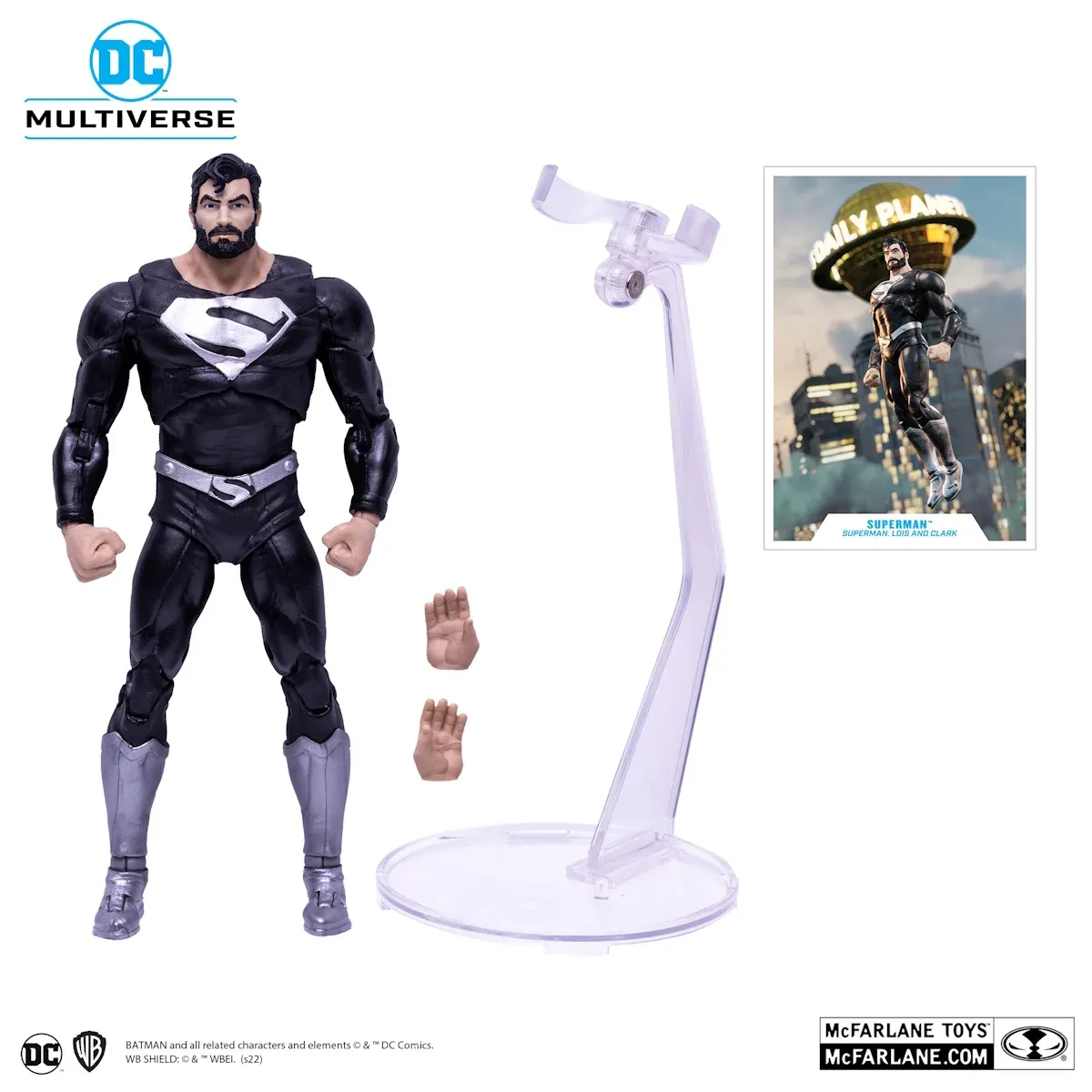 mcfarlane dc multiverse – solar superman figura, 18cm - slika 9