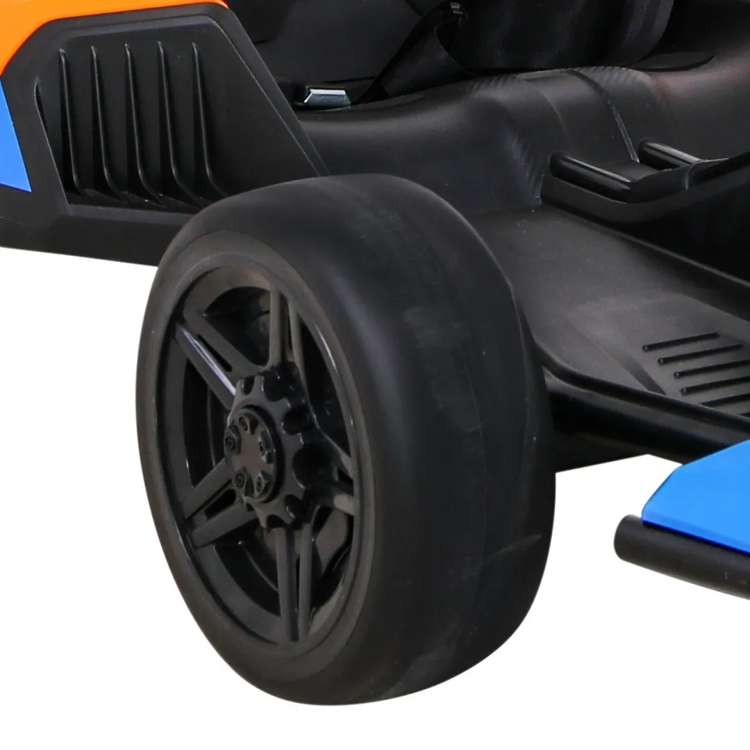 licencirani go-kart na akumulator mclaren drift - narančasti - slika 8
