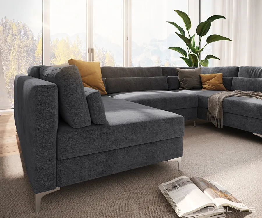 kutna garnitura elio 300x185cm, materijal: mikrofibra - slika 7