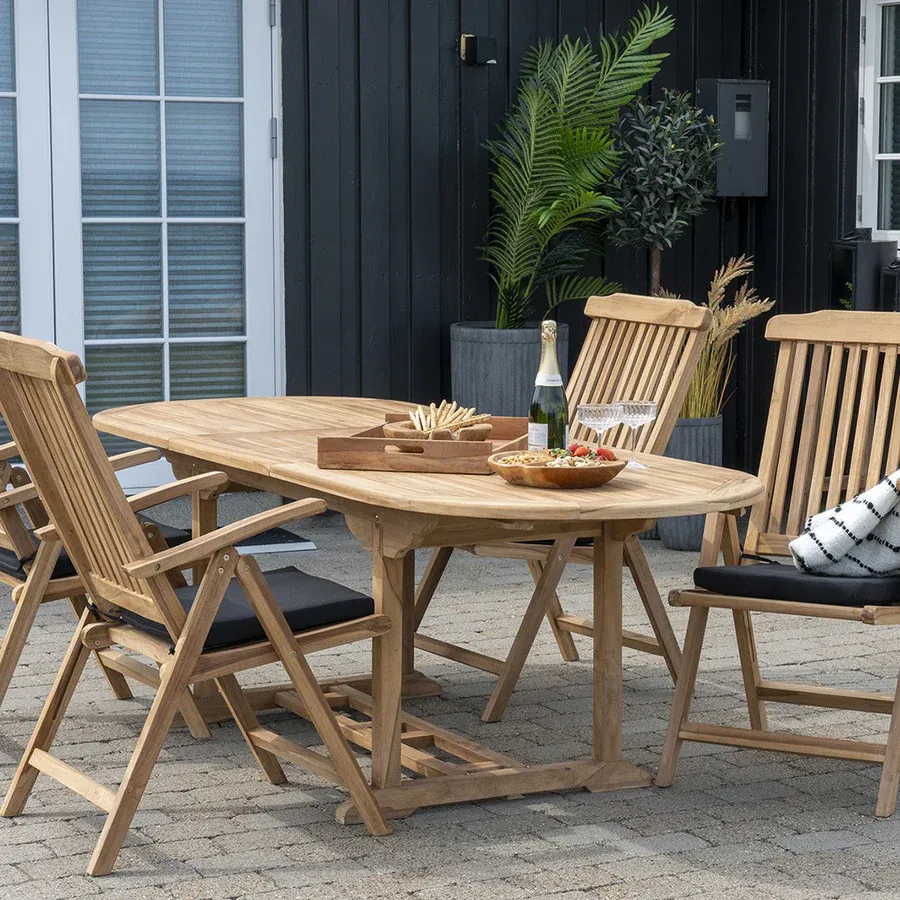 outdoor stol salamanca 180/240x90cm, materijal: tikovina - slika 7