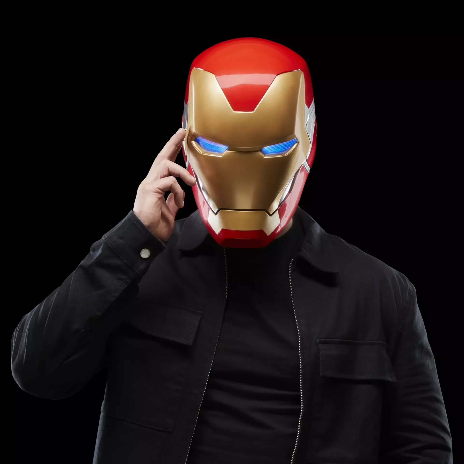 marvel legends series – iron man electronic helmet - slika 8