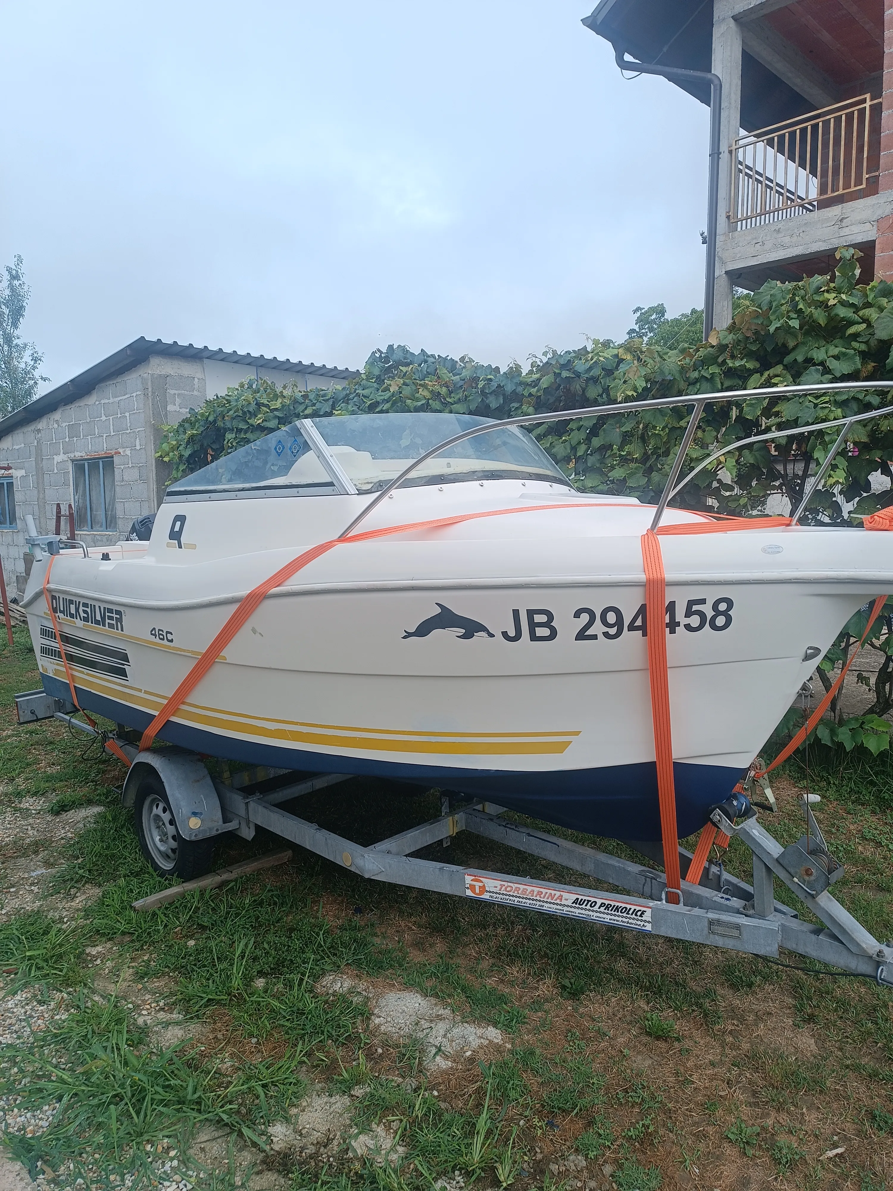 gliser sa kabinom quicksilver-cabin, motor mercury 40 ks, 8.998eu, zg. - slika 2