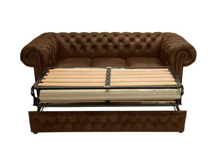 chesterfield trosjed ležaj first class leather | 3-sjedišta - slika 2