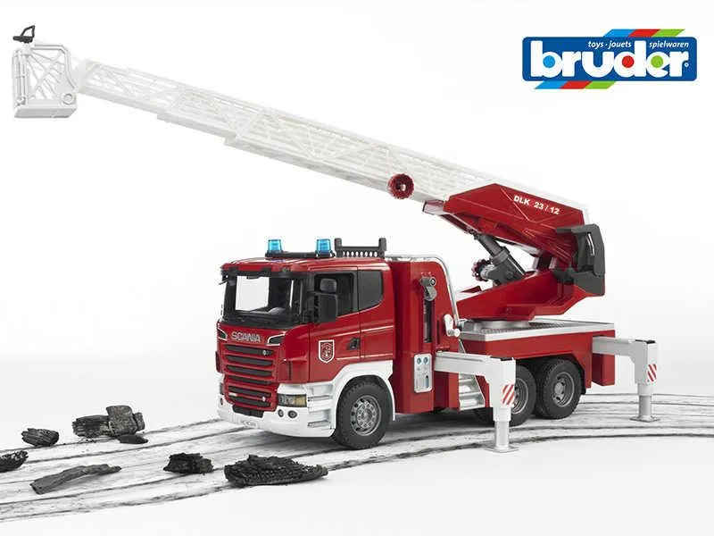 bruder vatrogasni kamion scania - slika 2