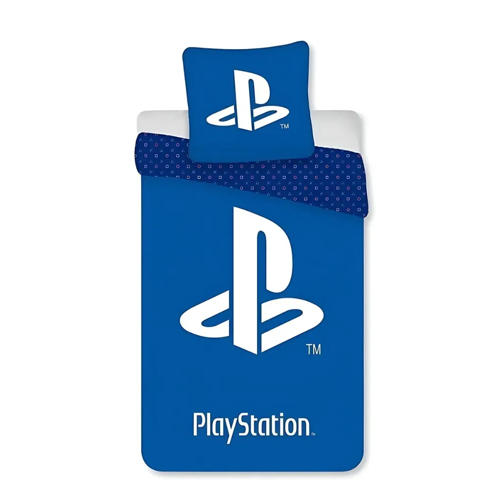PlayStation ‘Logo’ dječja posteljina, 140×200 cm - Zagreb
