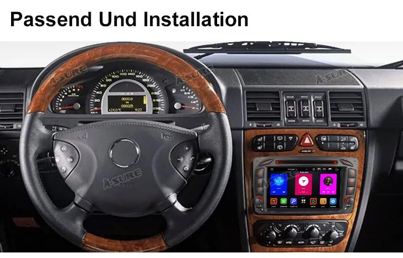 original android mercedes clk w209 w203 s203 c209 gps wifi navigacija - slika 10