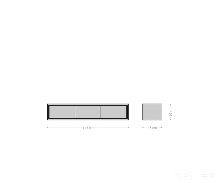 komoda stonegrace 145cm, materijal: bagrem - slika 7