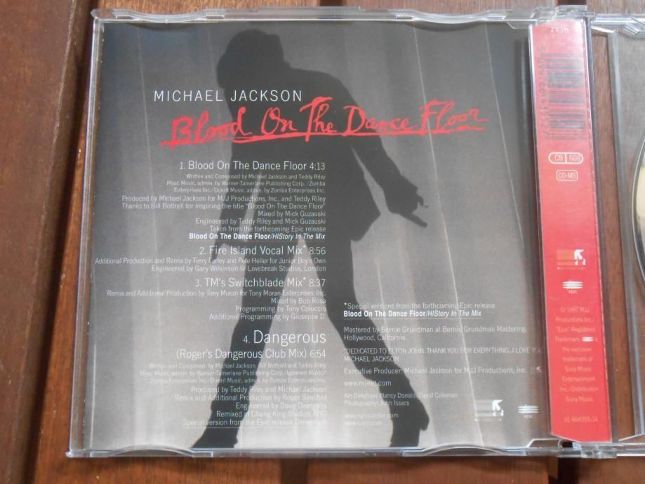 michael jackson ‎– blood on the dance floor - slika 2