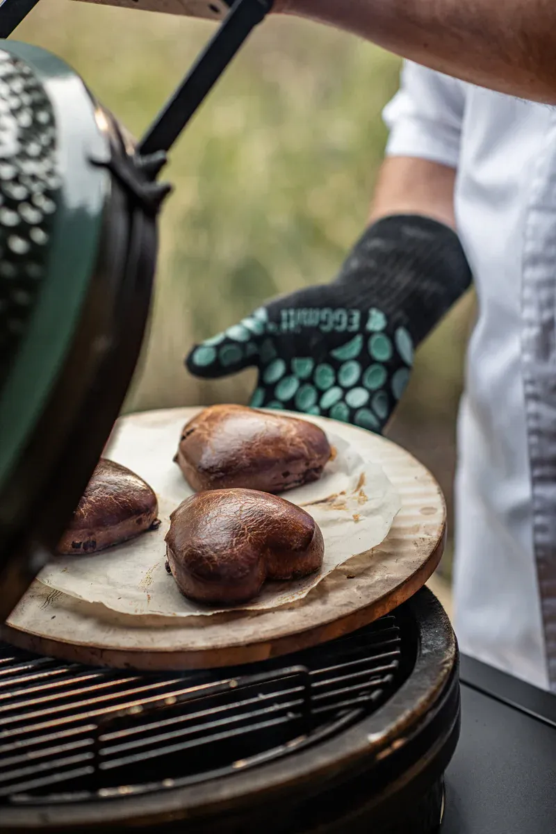 big green egg medium (orginal kamado roštilj) - slika 3