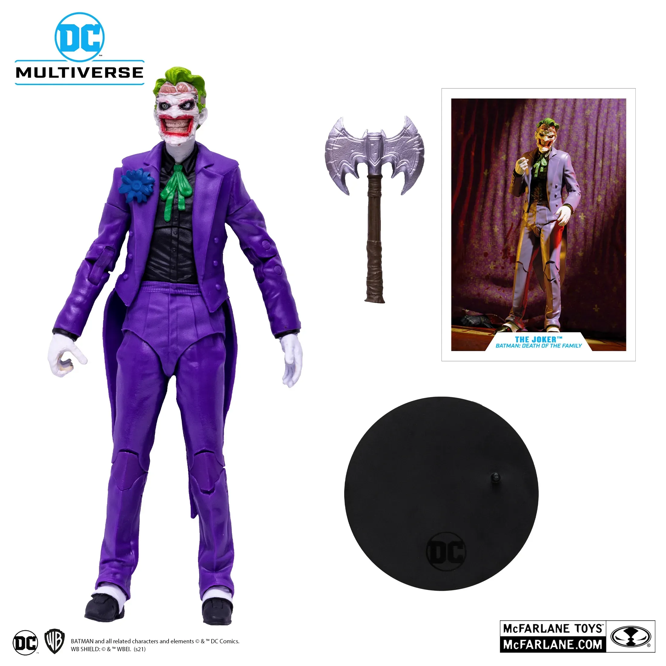 mcfarlane dc multiverse – the joker (death of the family) figura, 18cm - slika 7