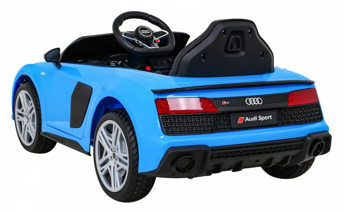 licencirani auto na akumulator audi r8 lift - plavi - slika 3