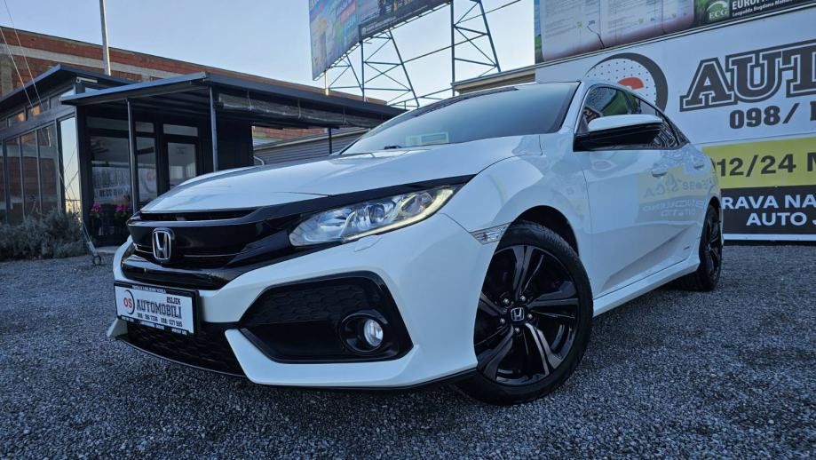 Honda Civic 1,0T,CLIMTRONIC,NAVIGACIJA,KAMERA,LED,ALU 17,TEMPOMAT,. - Osijek