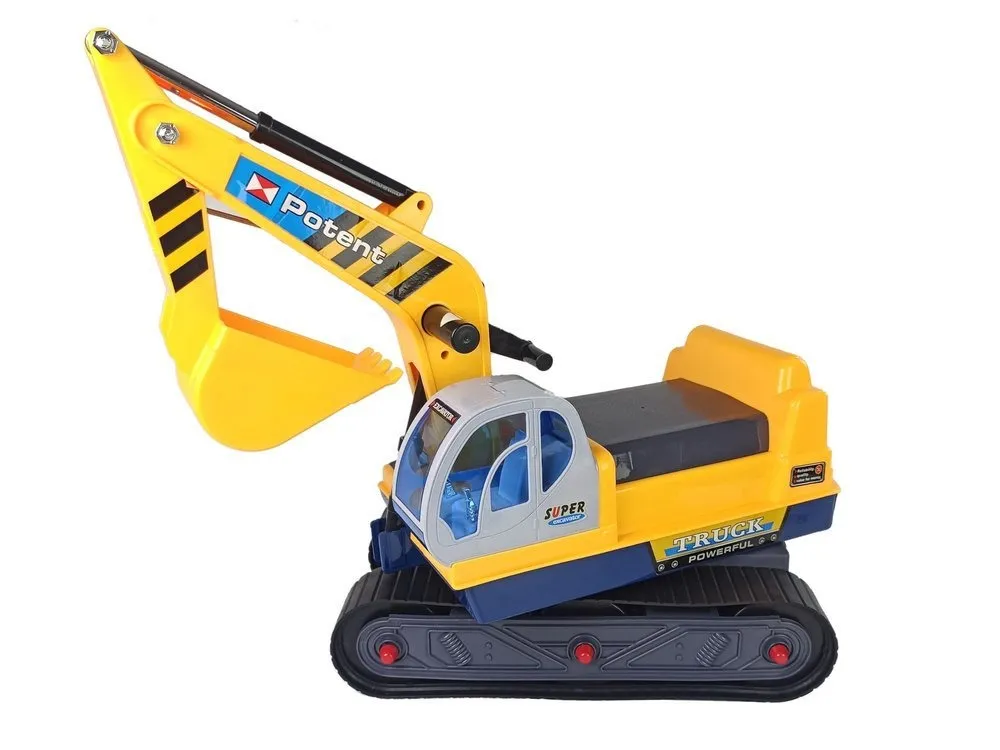 dječja guralica construction rider - žuta - slika 4