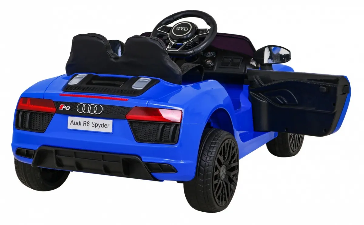 licencirani auto na akumulator audi r8 - plavi - slika 2