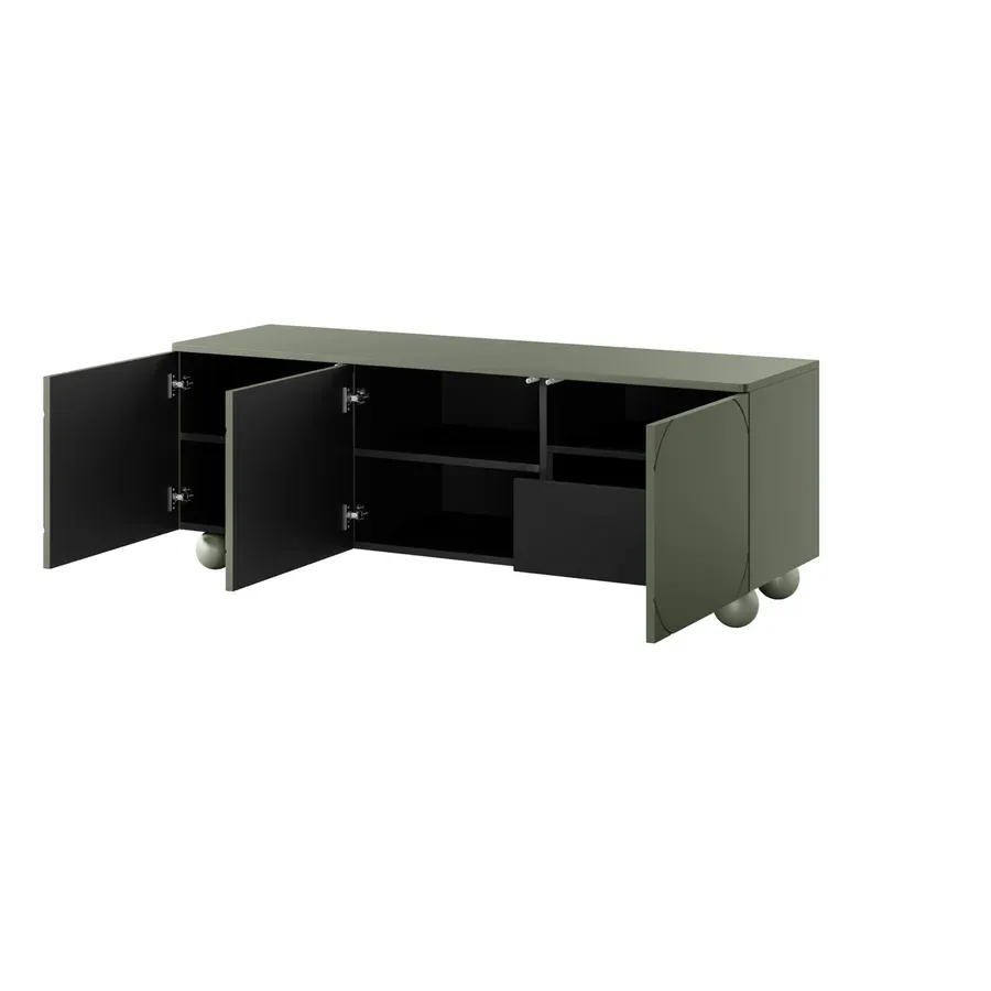 komoda sonatia 150cm, 3 vrata i 1 ladica, materijal: mdf - slika 4