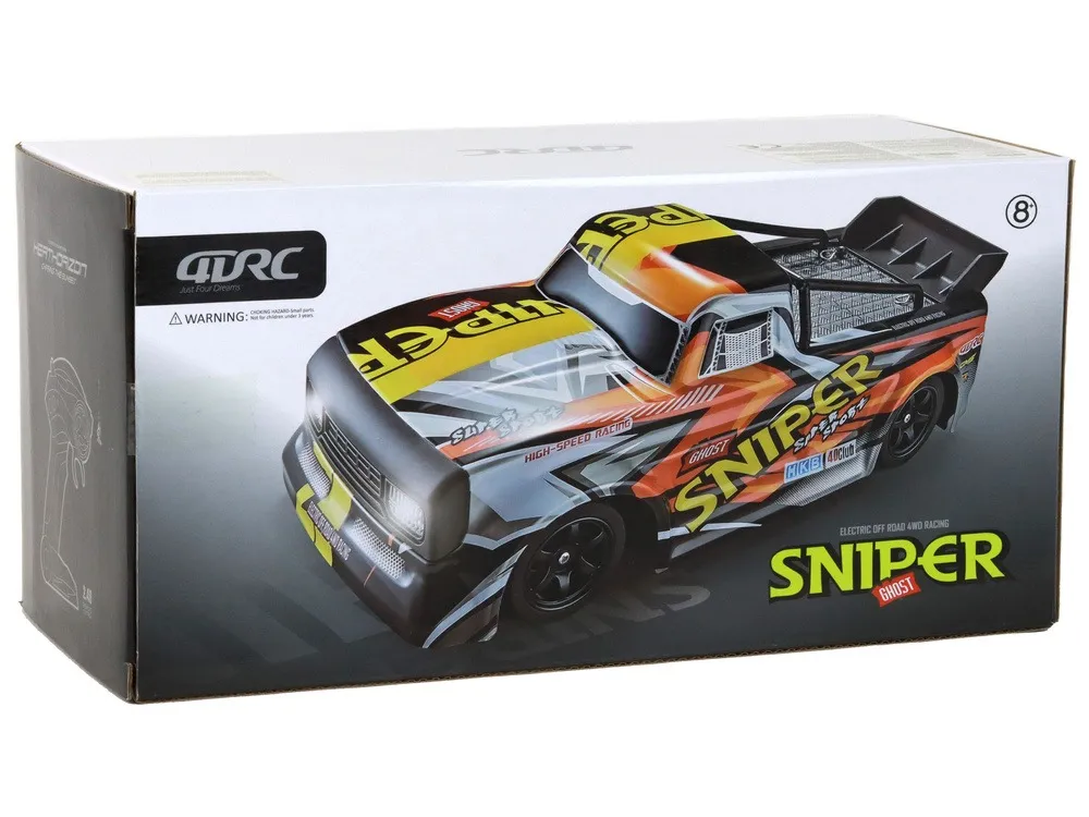 auto na daljinsko upravljanje "sniper" 30km/h - narančasti - slika 6