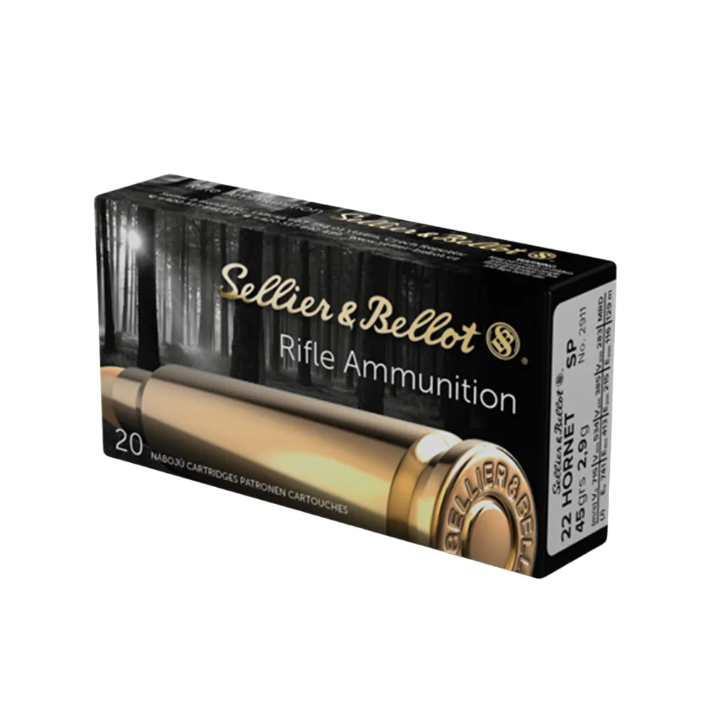 Karabinsko streljivo S&B SP .22 HORNET 2,9g - Poreč