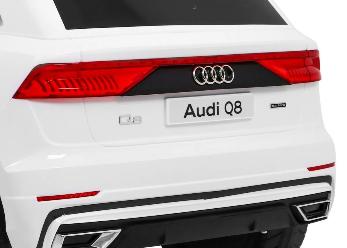 licencirani auto na akumulator audi q8 lift - bijeli - slika 8