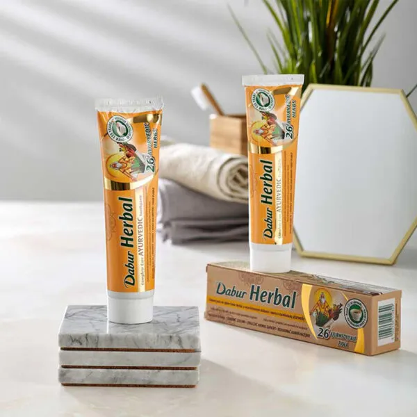 dabur ayurvedska pasta za zube – potpuna dentalna njega 100ml - slika 3
