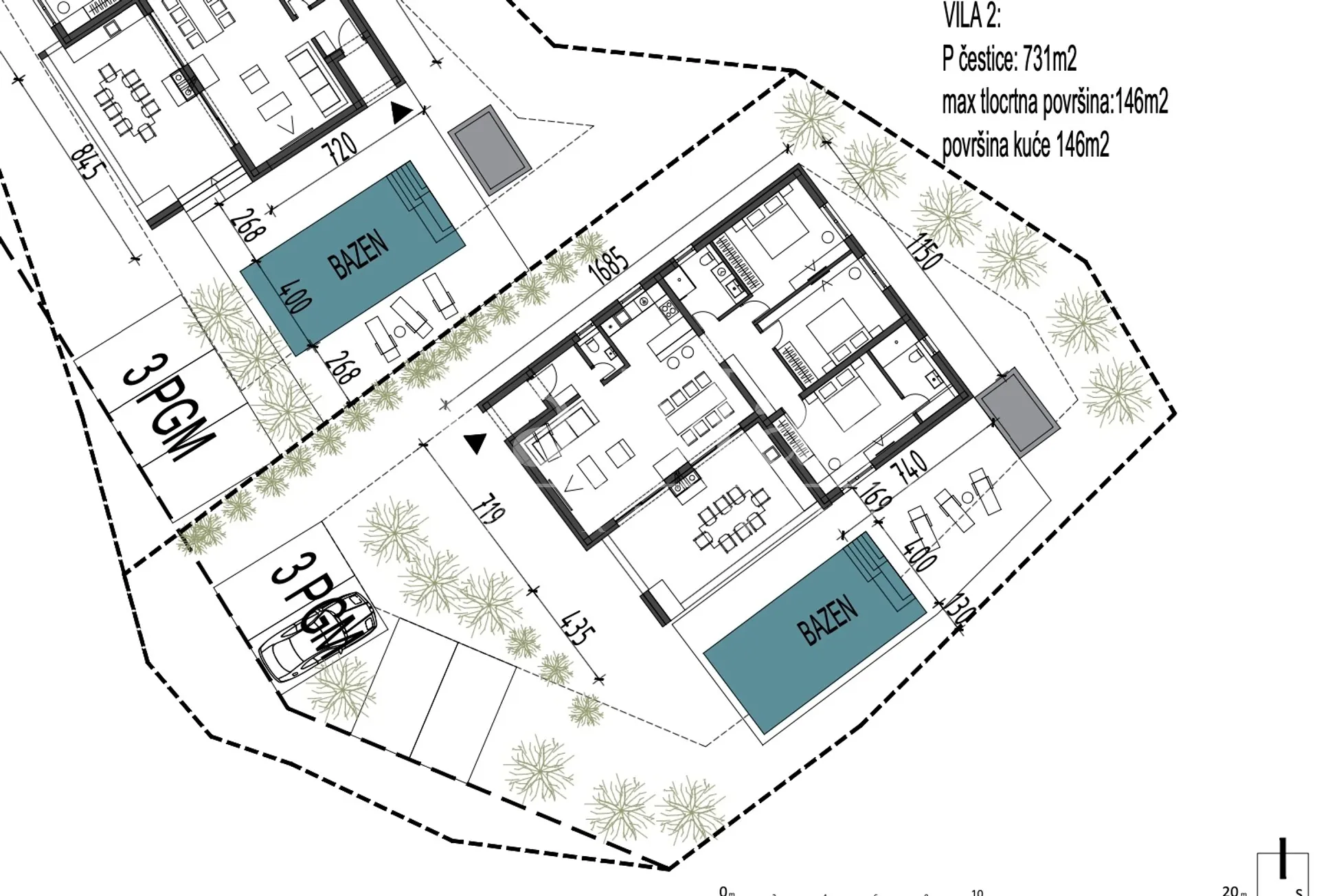 novo - vila s bazenom kod novalje - 146 m2 - slika 11