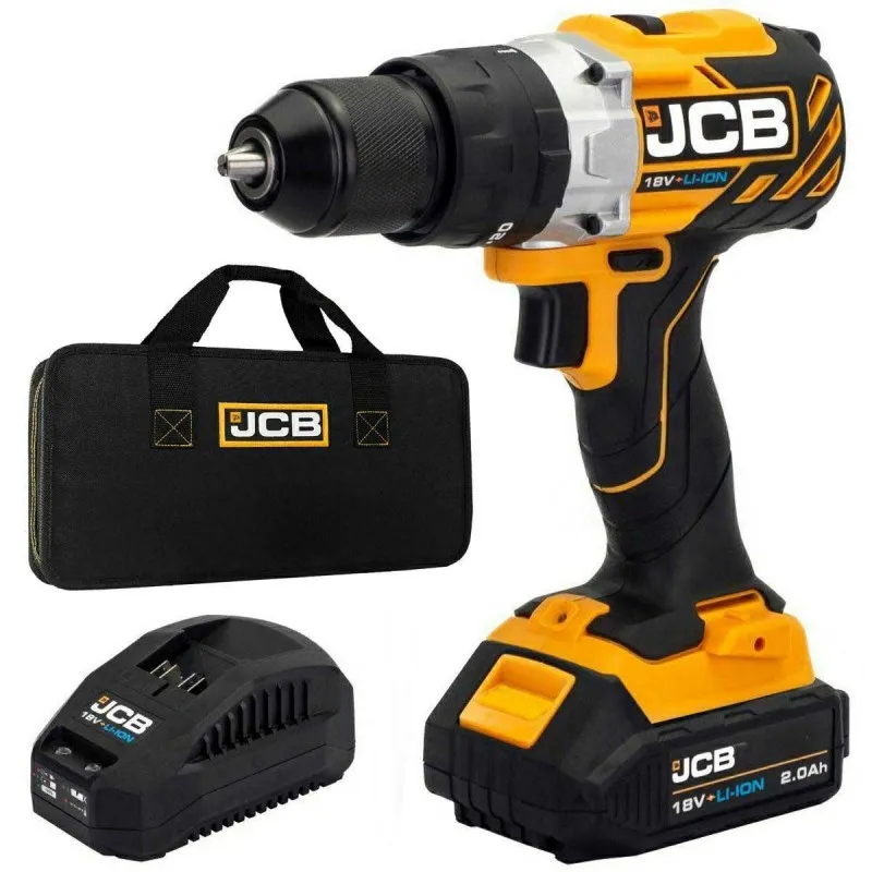 Akumulatorska bušilica, baterija, punjač i torba JCB-18BLCD-2XB-E - Čakovec