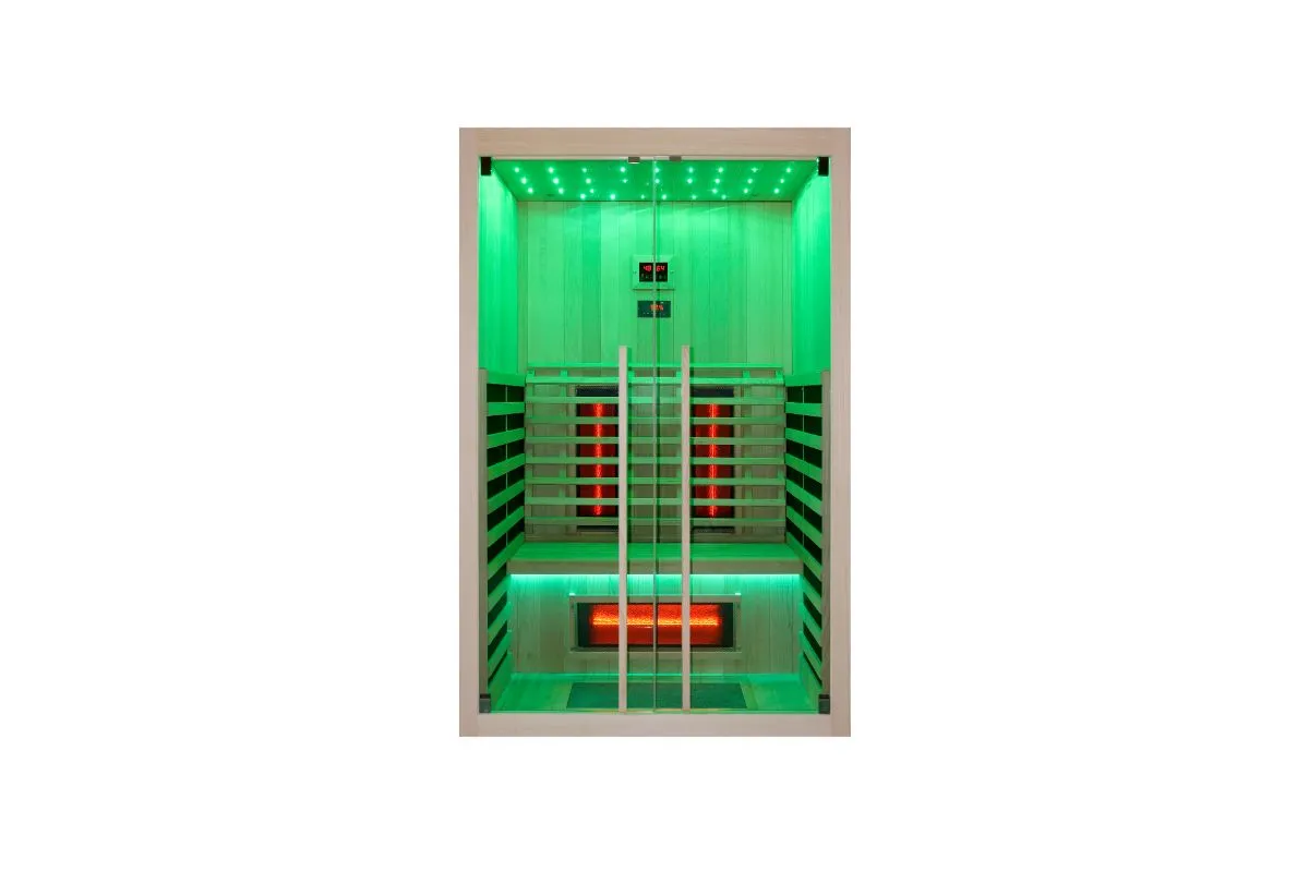 infracrvena sauna – full spectrum + karbonski grijači 130 x 110 x 200 - slika 7