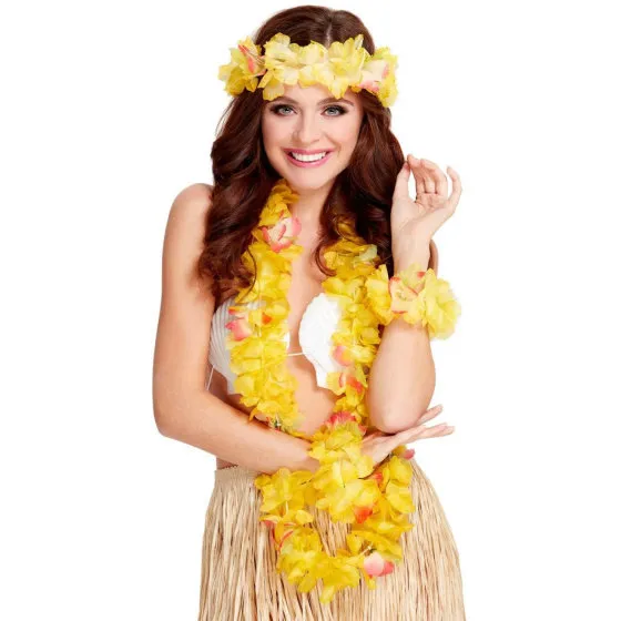 Hawaiian komplet žuti - Zagreb