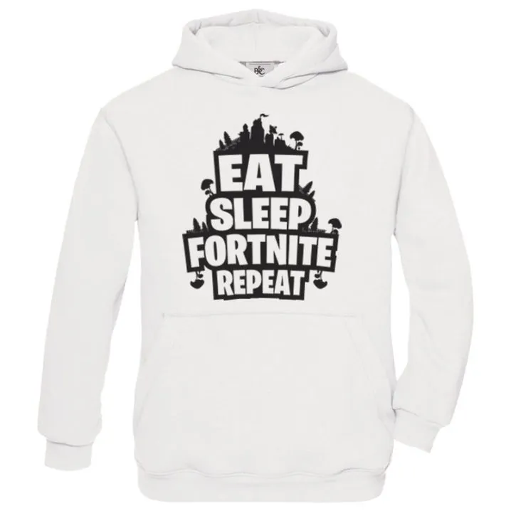 dječja dukserica – eat sleep fortnite repeat - slika 2