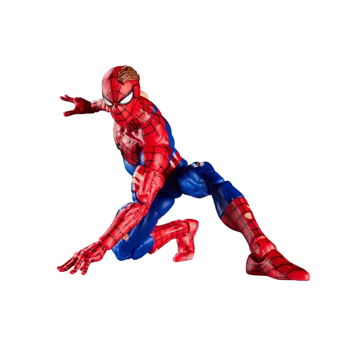 marvel legends series: mtg – battle-damaged spider-man figura, 15cm - slika 3