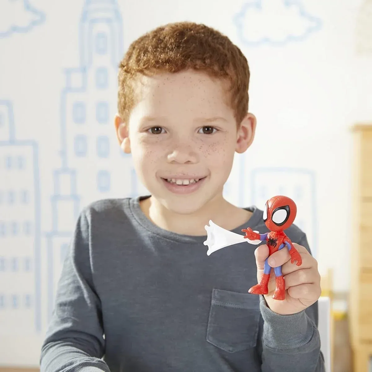 spidey and his amazing friends – spidey figura, 10cm - slika 2