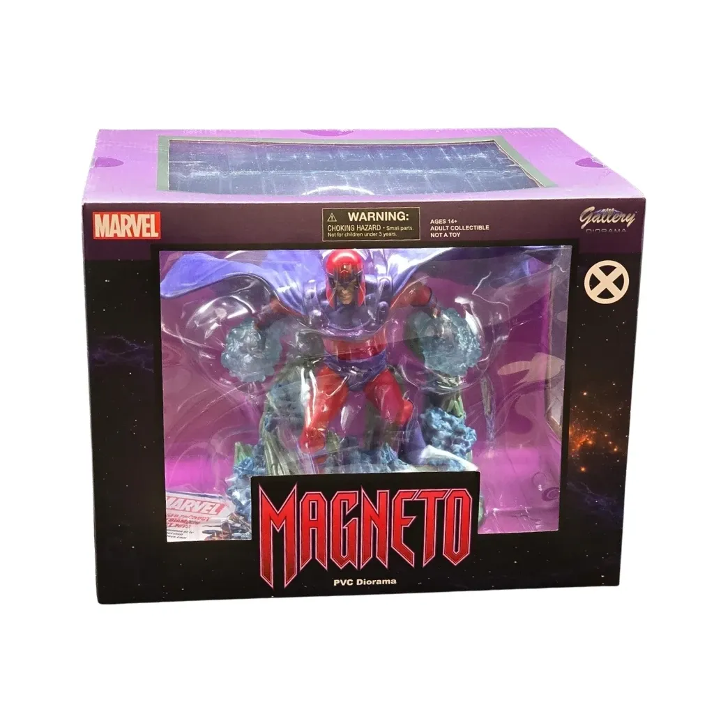 diamond select marvel gallery: magneto (comic) figura, 25 cm - slika 9