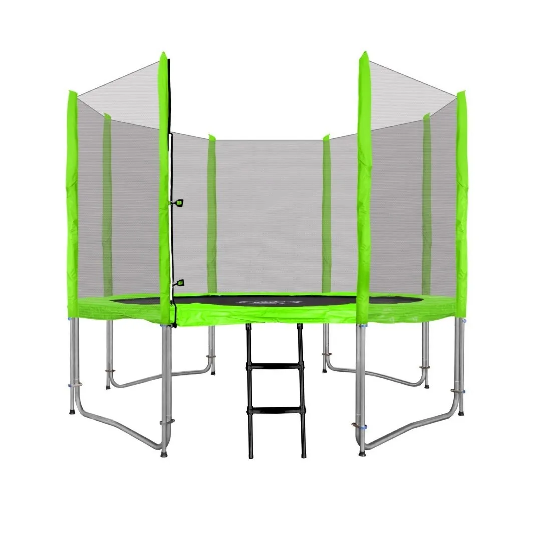 trampolin 10ft 305cm - zeleni - slika 2
