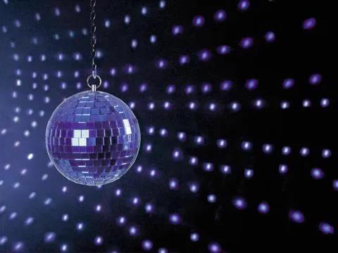 eurolite mirror ball 10cm blue - slika 2