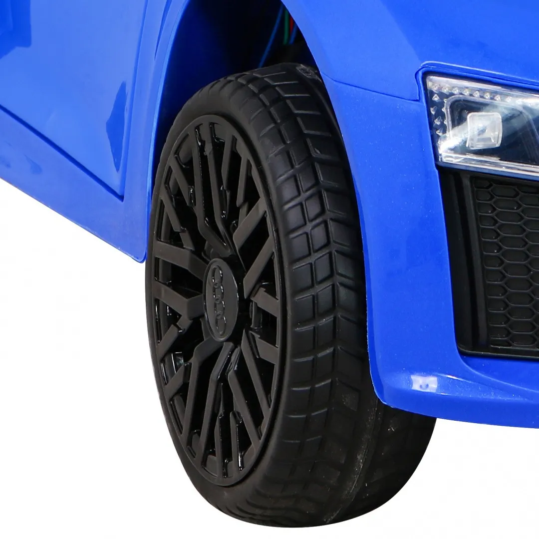 licencirani auto na akumulator audi r8 - plavi - slika 11