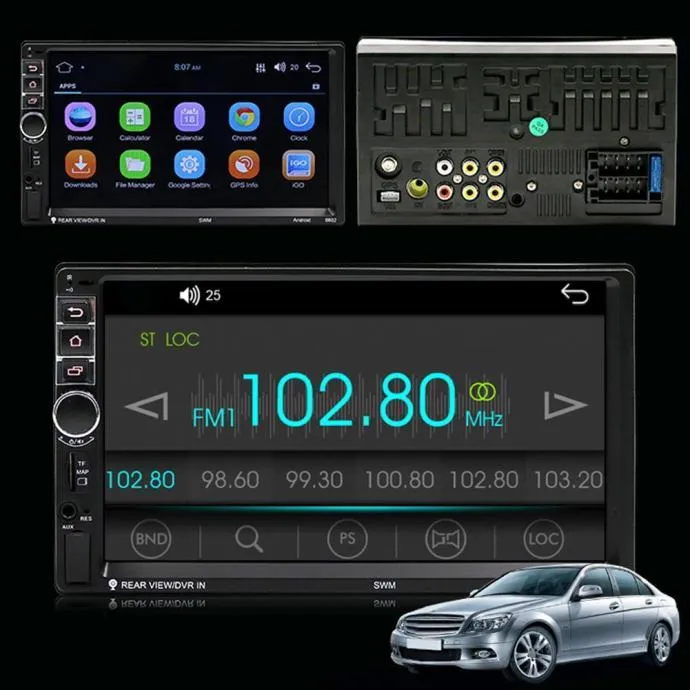 gps navigacija android multimedija 2din radio parking kamera - slika 5