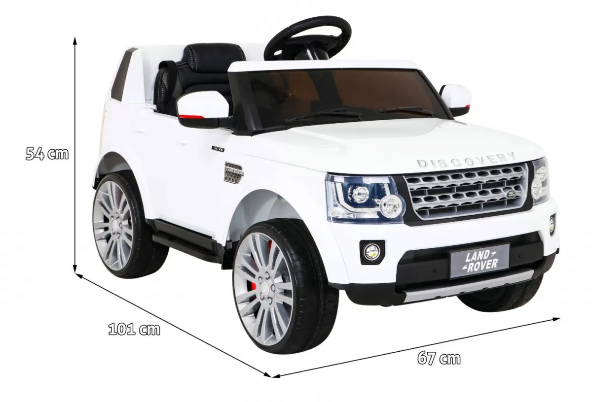 licencirani auto na akumulator land rover discovery 2 - bijeli - slika 2