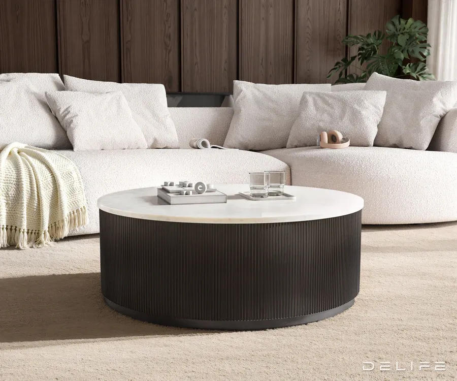 klub stolić fiorano 90x90cm, materijal: mramor - slika 4