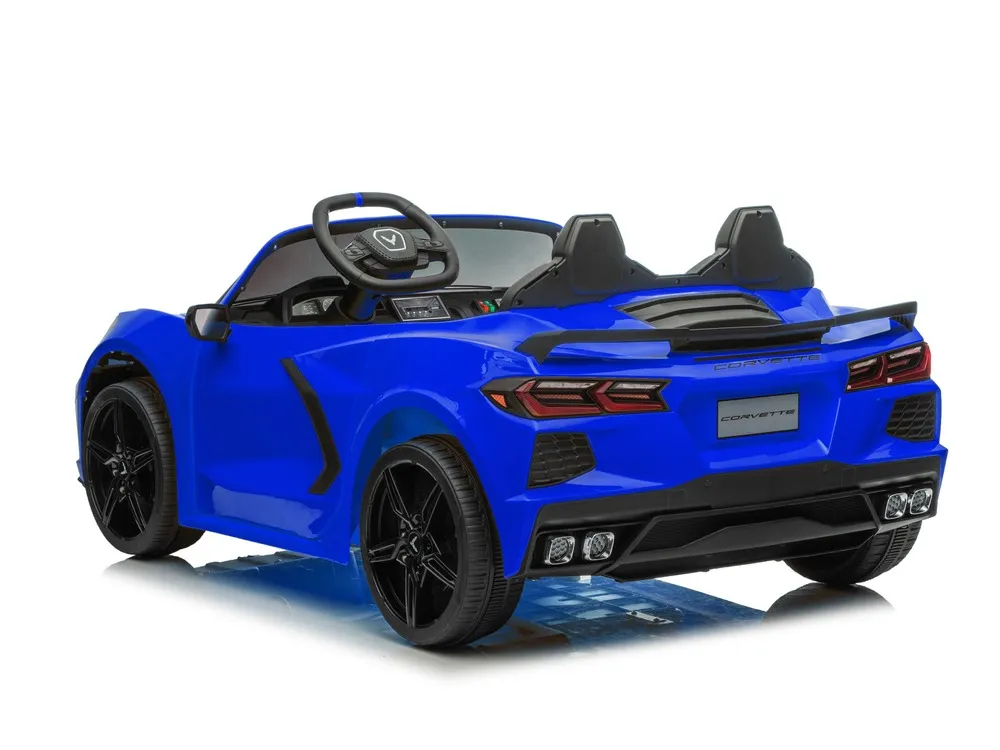 licencirani auto na akumulator corvette stingray tr2203 - plavi - slika 6
