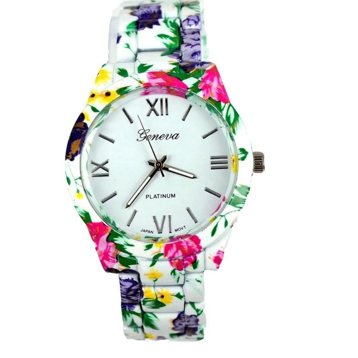 prekrasni ženski geneva sat flower model - slika 2