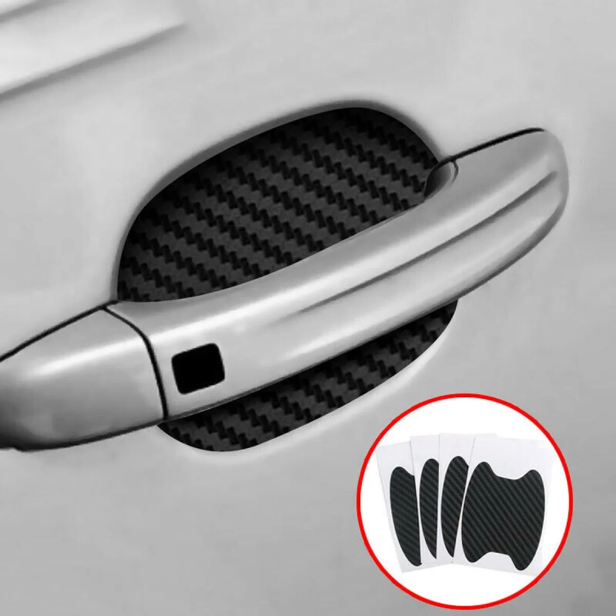 carbon auto folije za zaštitu laka od oštećenja (4kom paket) - slika 3