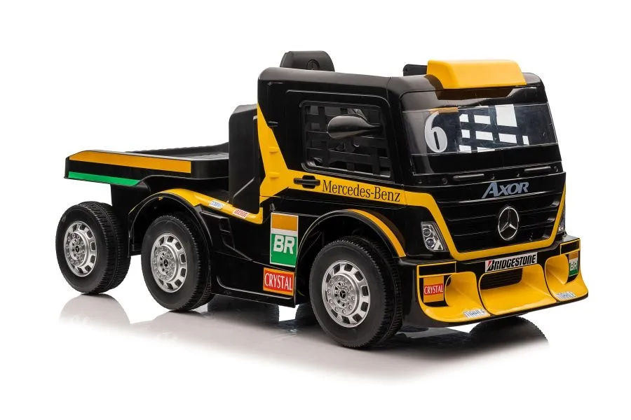 Kamion na akumulator Mercedes XMX622B - žuti - Mursko Središće