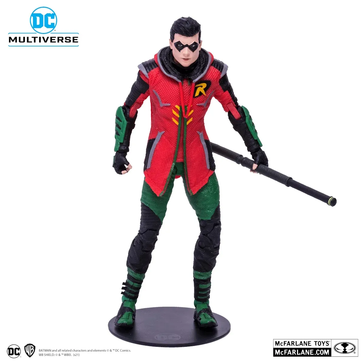 mcfarlane dc multiverse – robin (gotham knights) figura, 18cm - slika 4