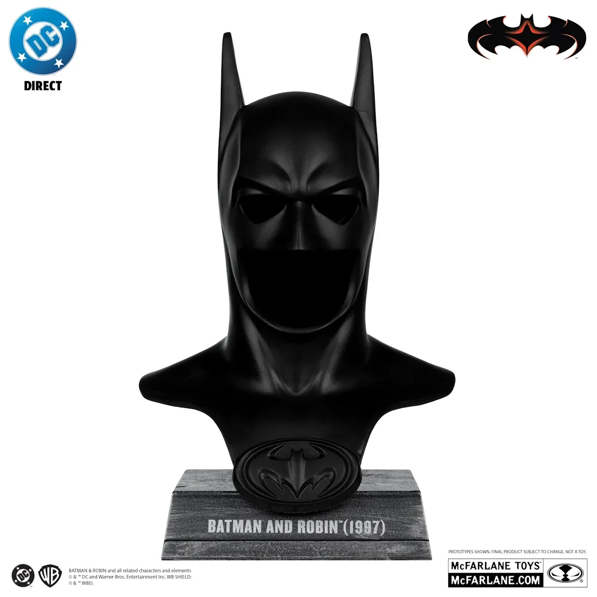 mcfarlane dc direct – batman (batman and robin) cowl replica - slika 2