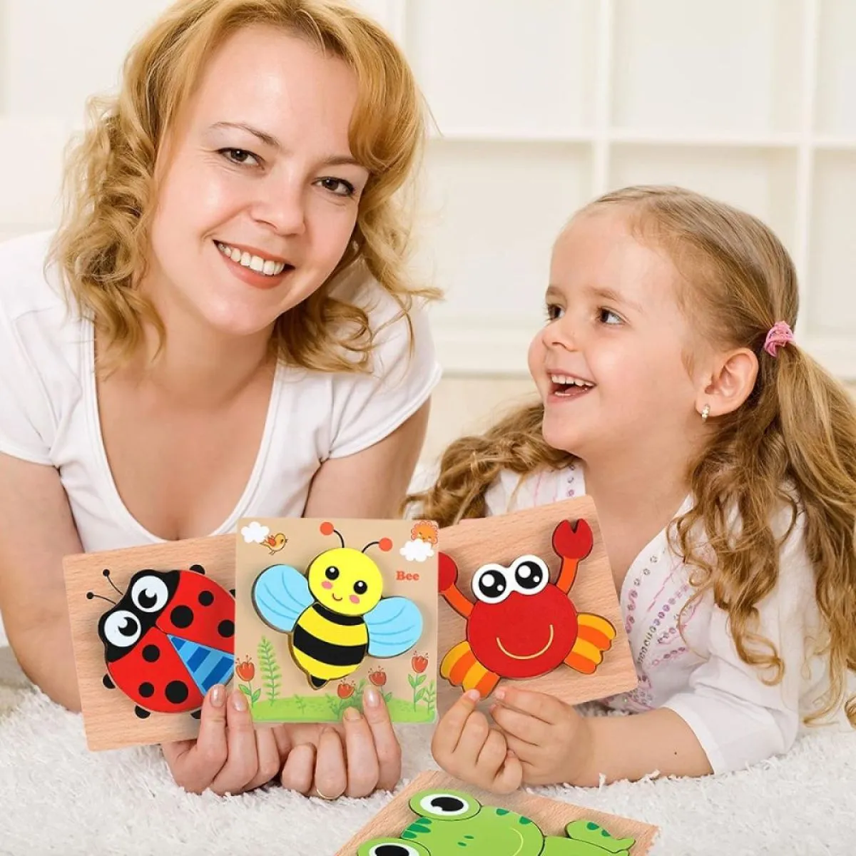 drvene puzzle za najmlađe - više modela na izbor - slika 2