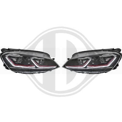 tuning farovi za vw golf 7 - razni modeli-xenon-led - certifikat - slika 5