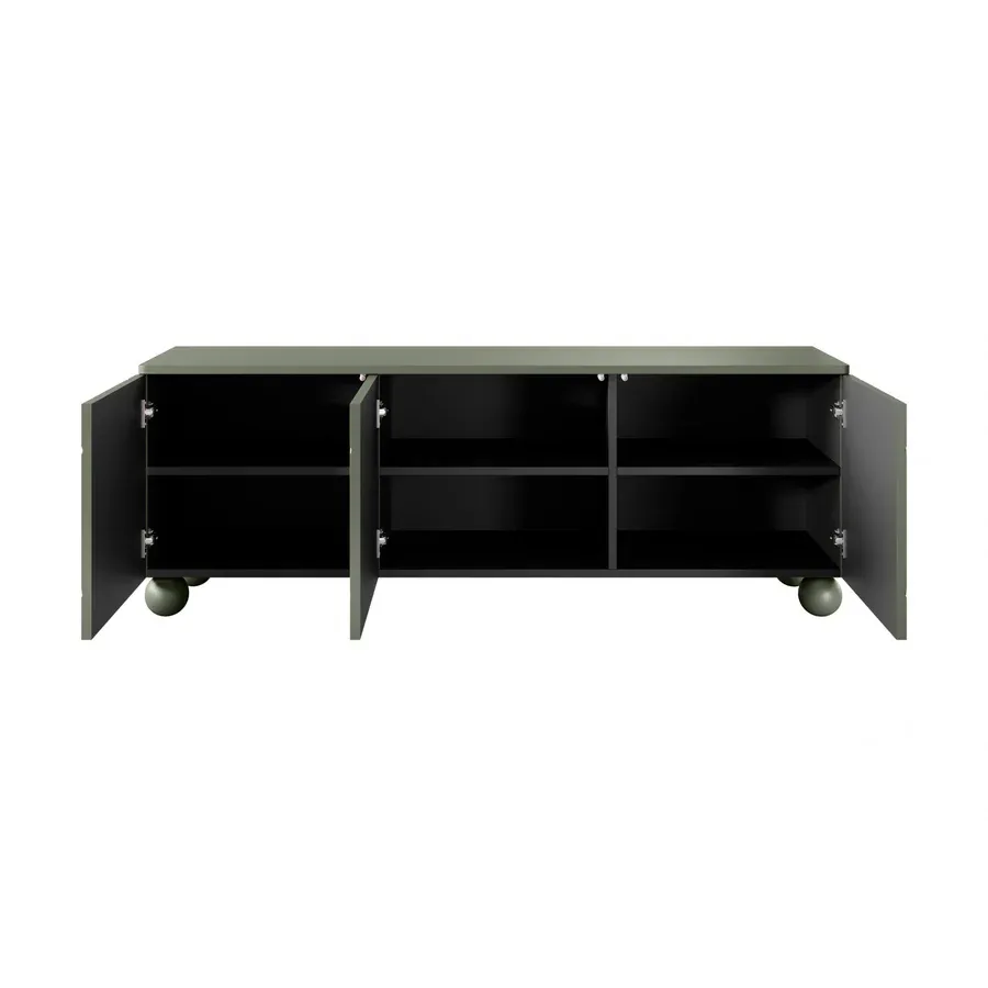 komoda sonatia 150cm, 3 vrata, materijal: mdf - slika 4