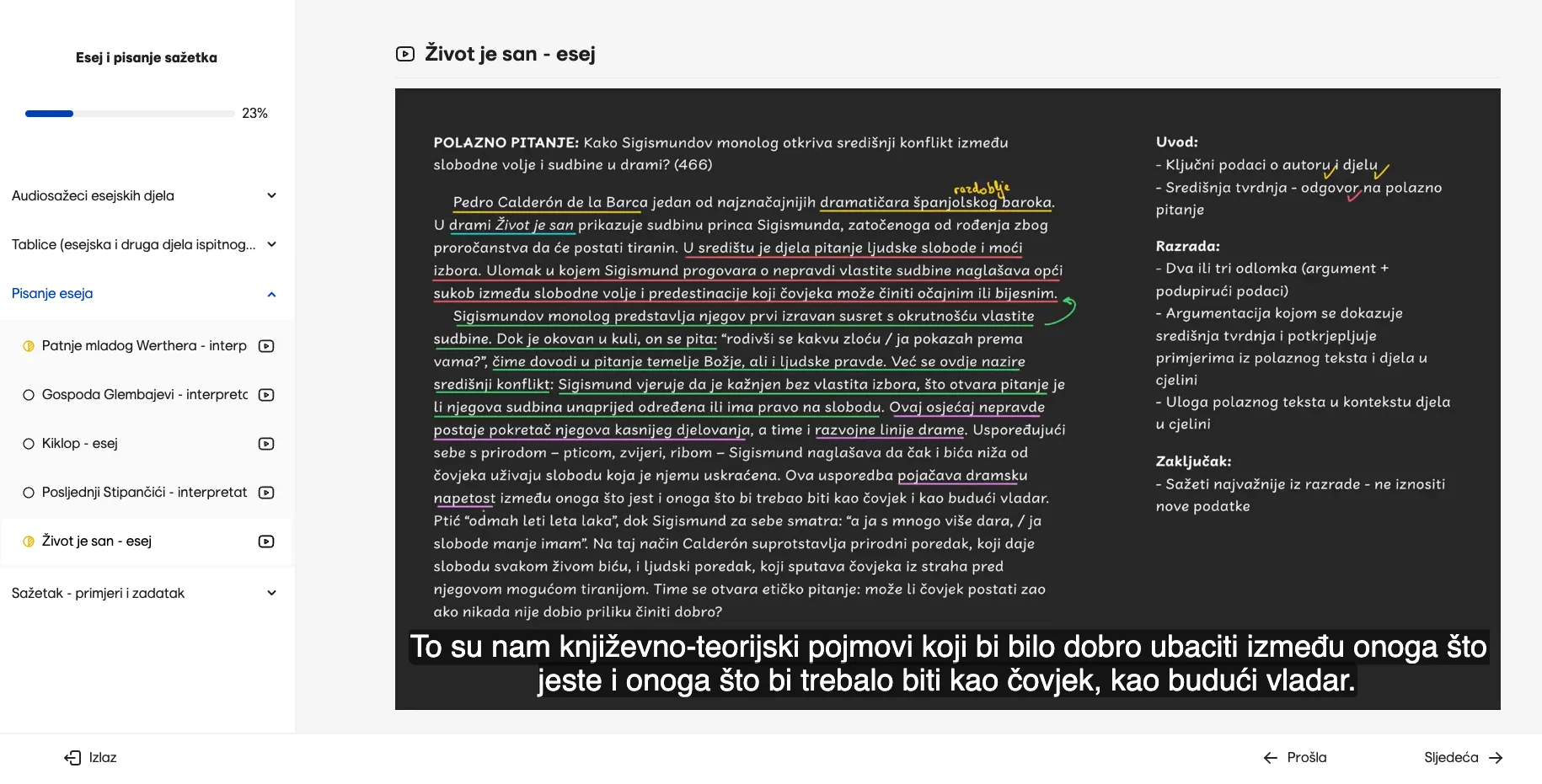 online pripreme za maturu - hrvatski jezik | gradivo. hr - slika 7